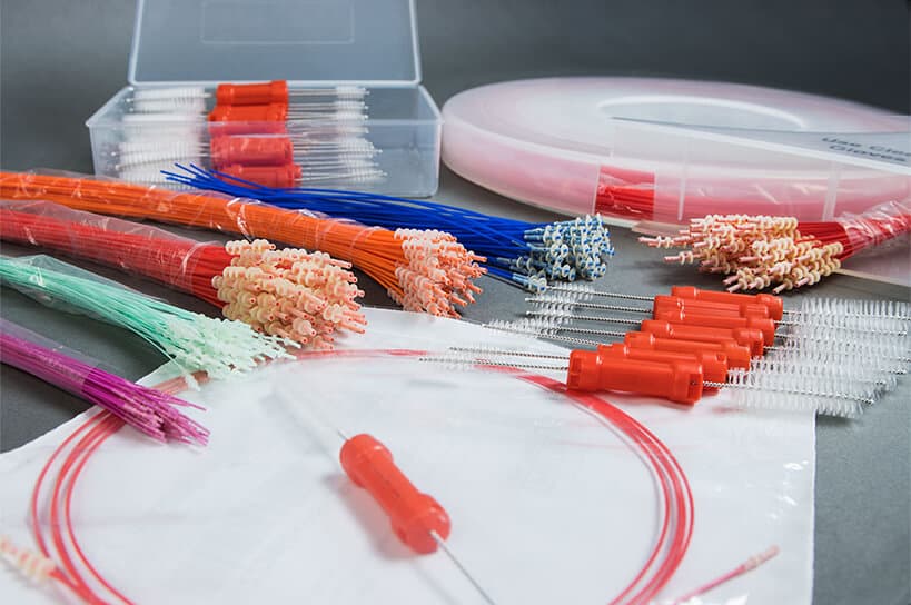 Endoskopiske rensebørster